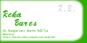 reka bures business card